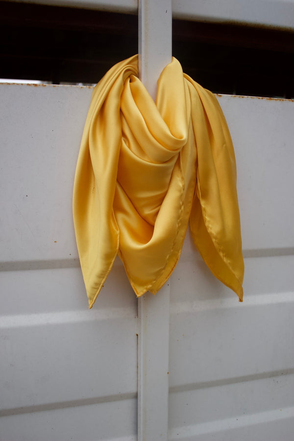 Yellow silk