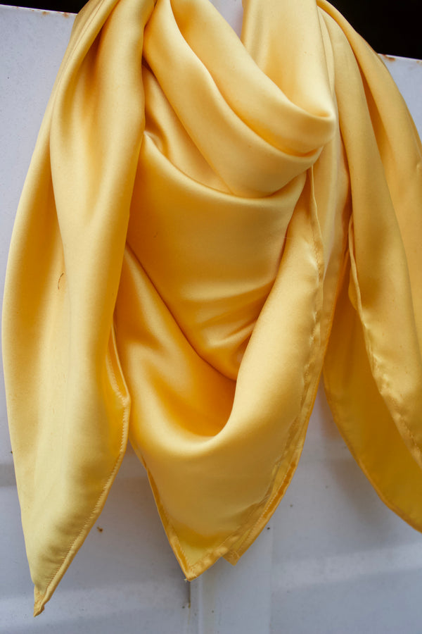 Yellow silk
